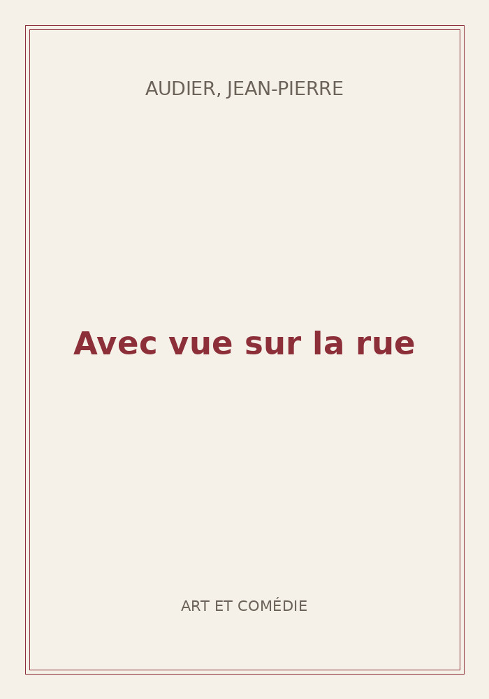 Couverture de « Avec vue sur la rue »