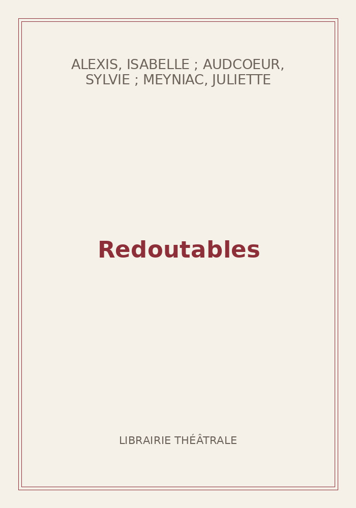 Couverture de « Redoutables »