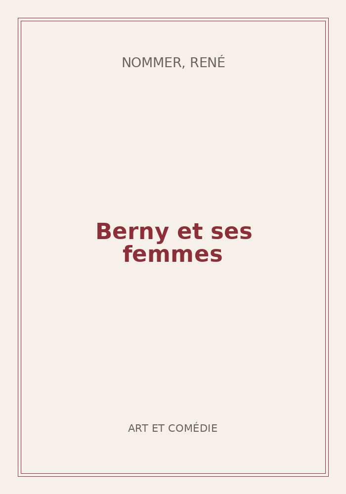 Couverture de « Berny et ses femmes »