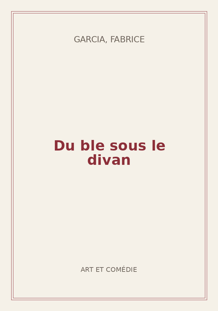 Couverture de « Du ble sous le divan »