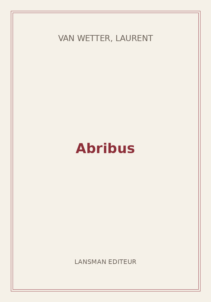 Couverture de « Abribus »