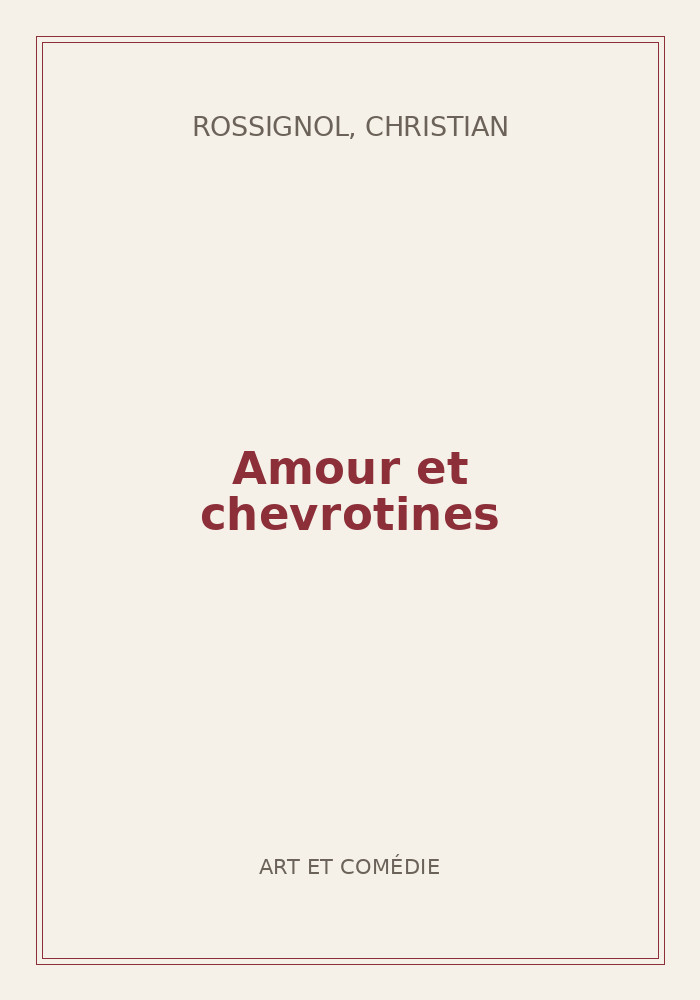 Couverture de « Amour et chevrotines »