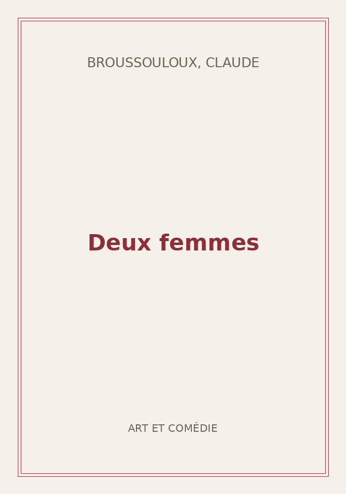 Couverture de « Deux femmes »
