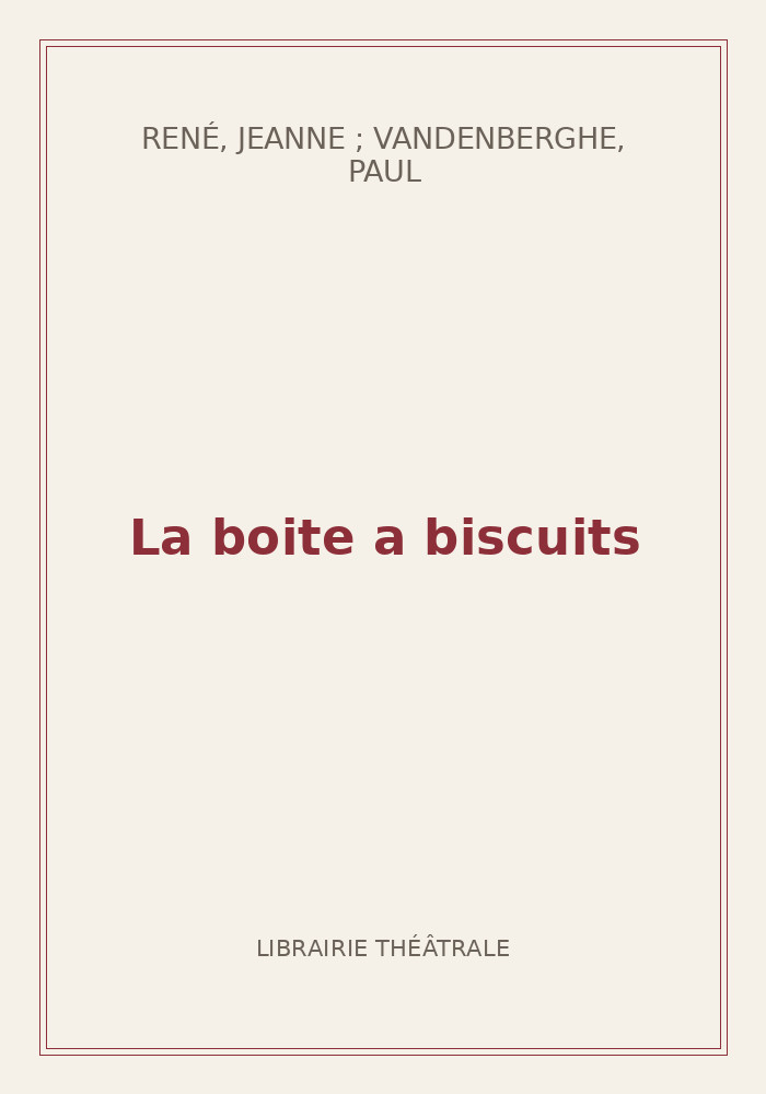 Couverture de « La boite a biscuits »