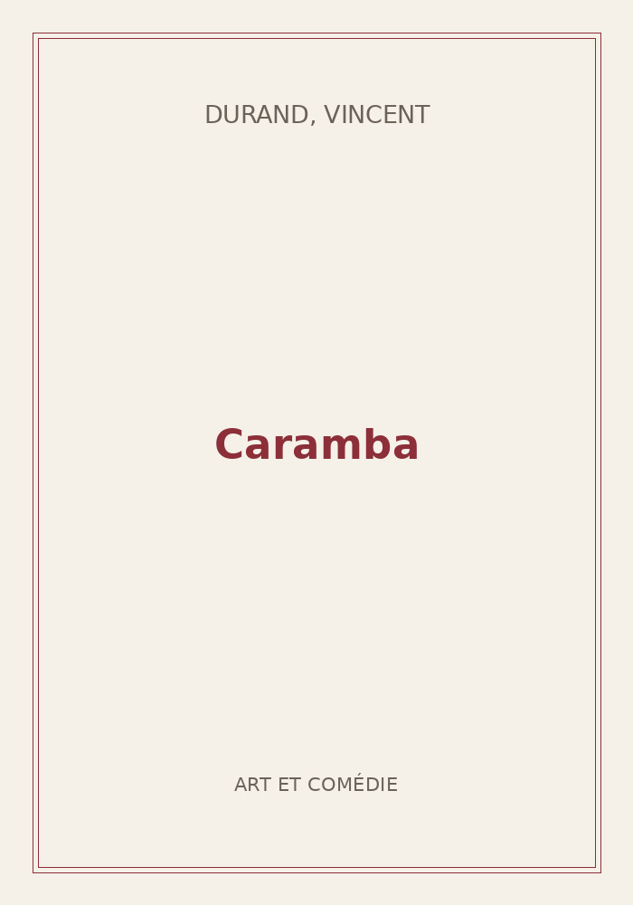 Couverture de « Caramba »