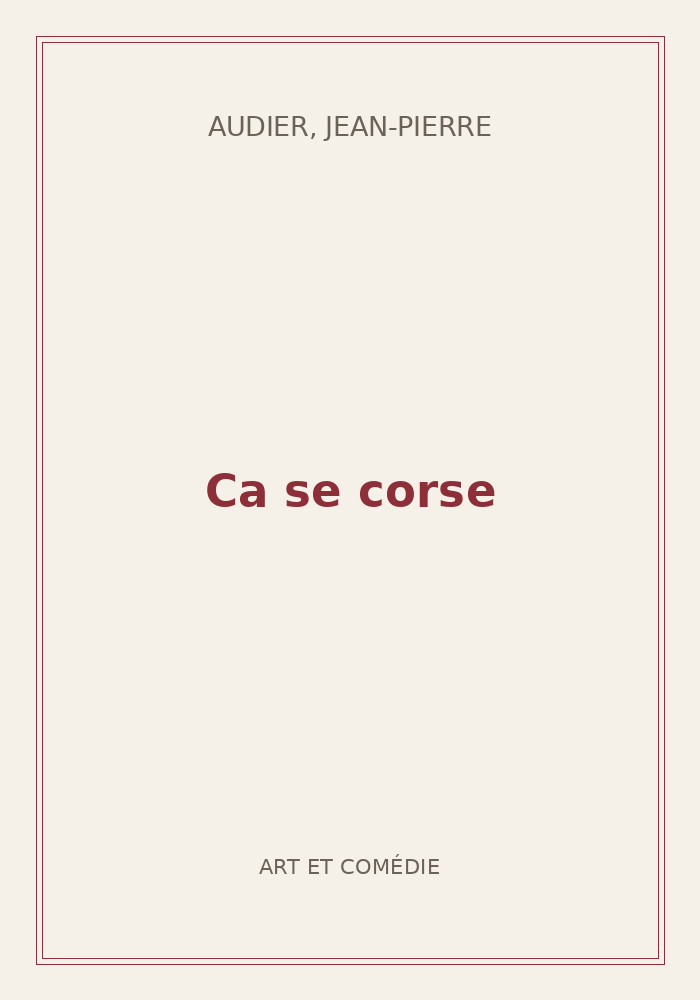 Couverture de « Ca se corse »