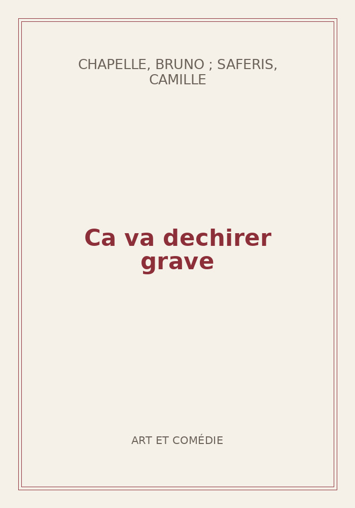 Couverture de « Ca va dechirer grave »