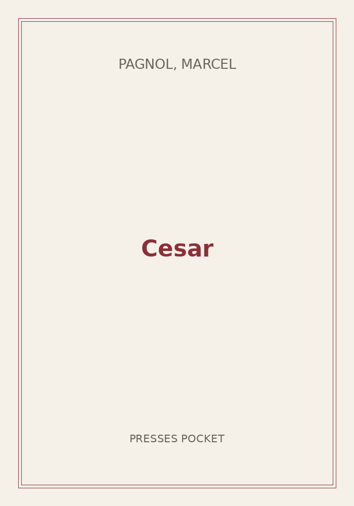 Couverture de « Cesar »