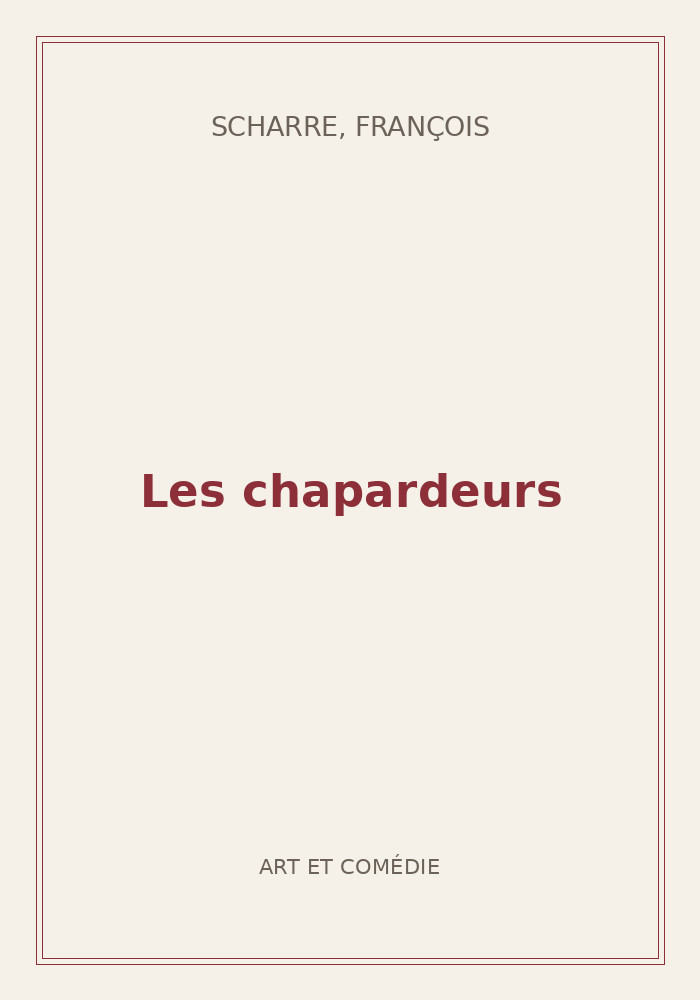 Couverture de « Les chapardeurs »