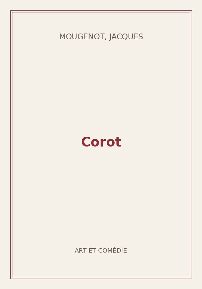 Couverture de « Corot »