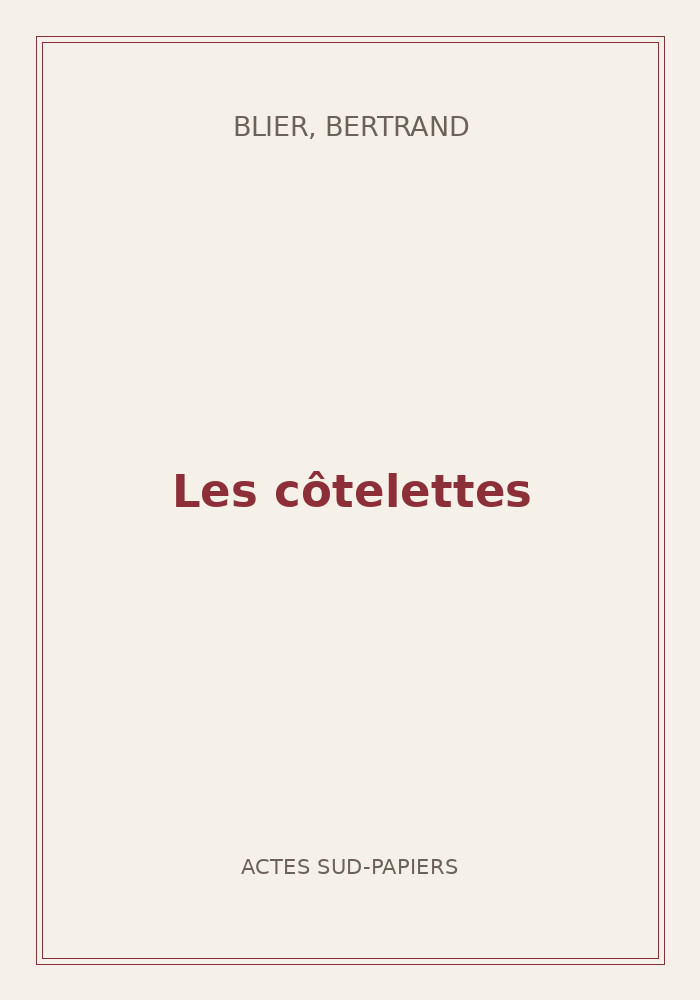 Couverture de « Les côtelettes »