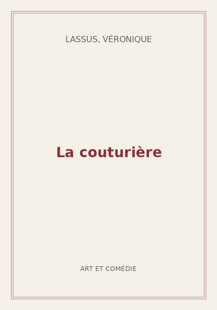 Couverture de « La couturière »