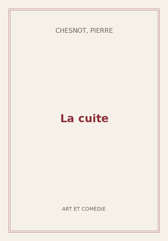 Couverture de « La cuite »