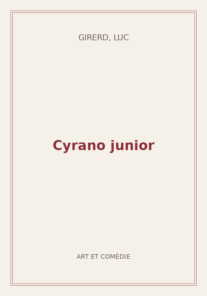 Couverture de « Cyrano junior »
