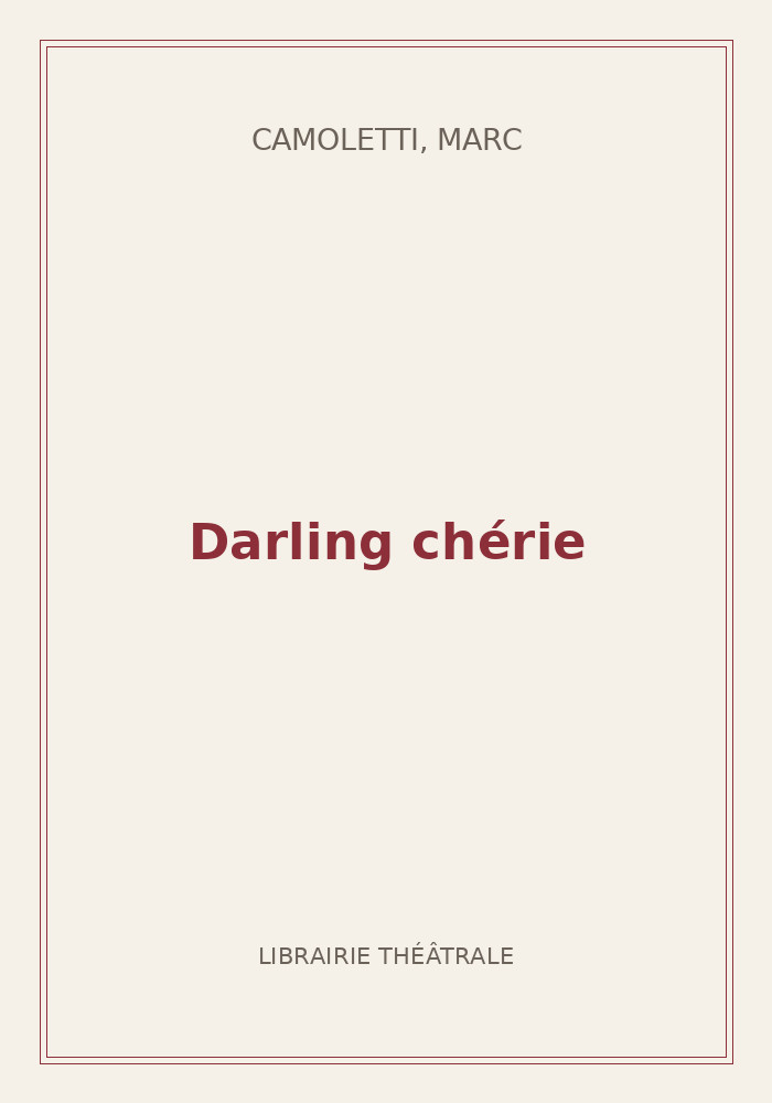 Couverture de « Darling chérie »