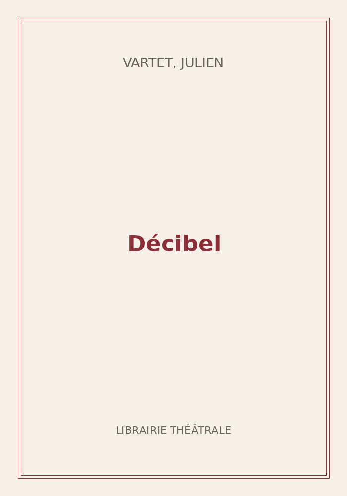 Couverture de « Décibel »