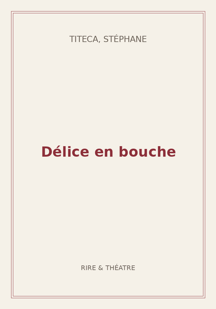 Couverture de « Délice en bouche »