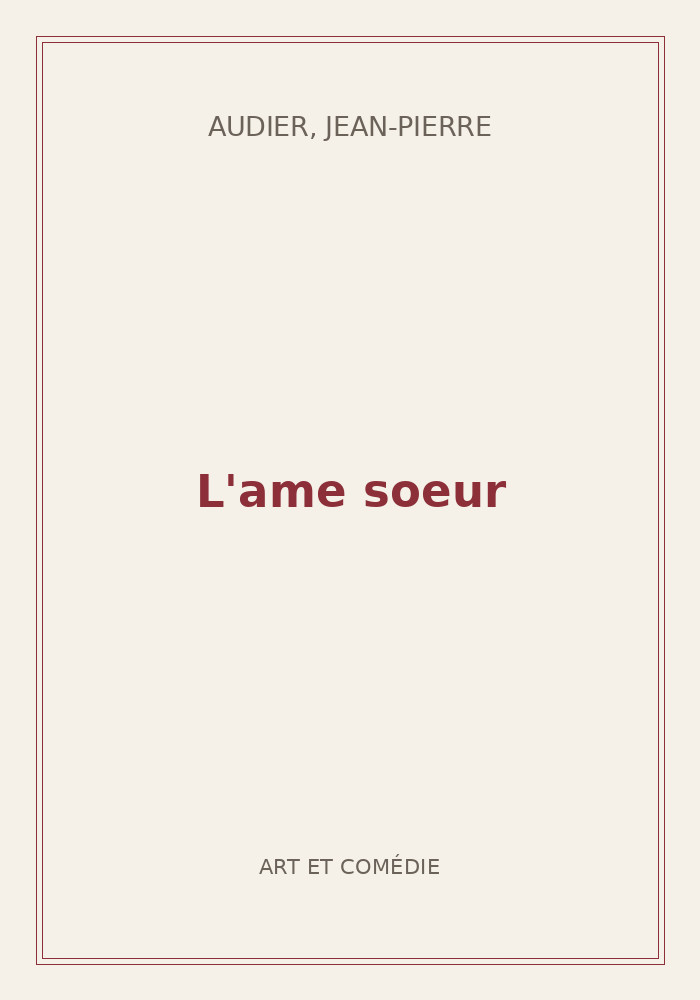 Couverture de « L'ame soeur »