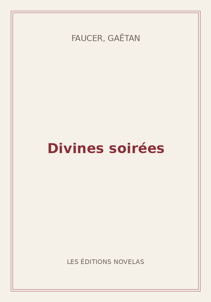 Couverture de « Divines soirées »