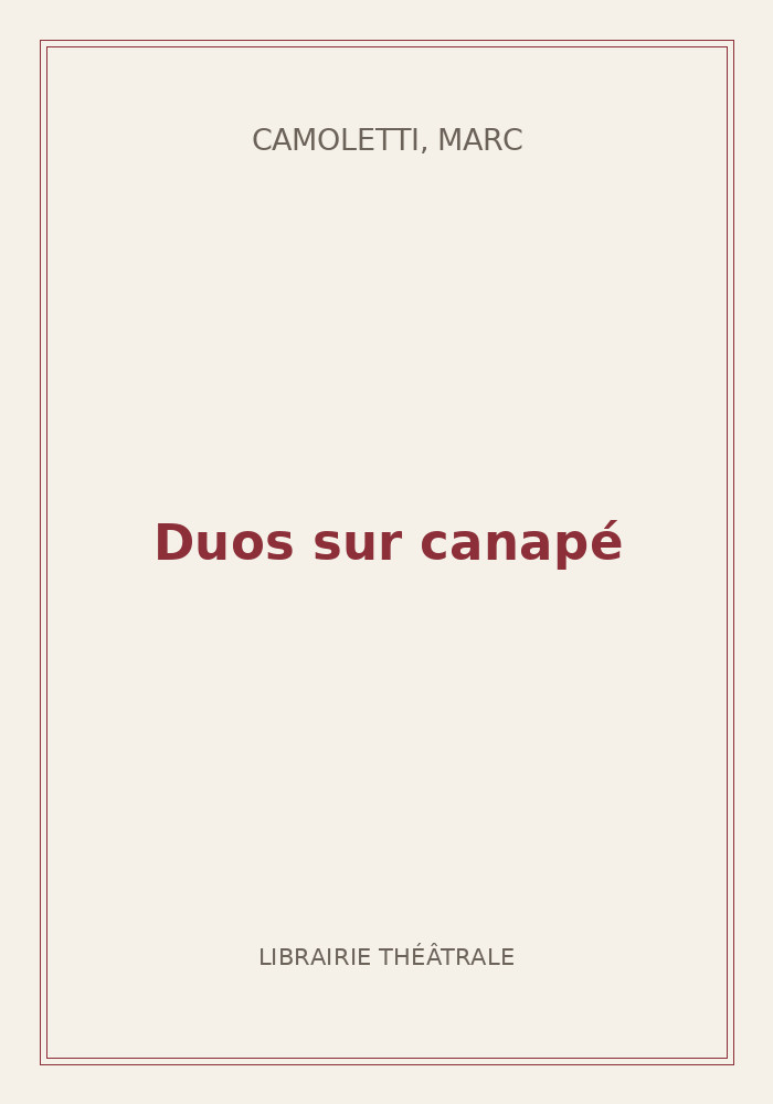 Couverture de « Duos sur canapé »