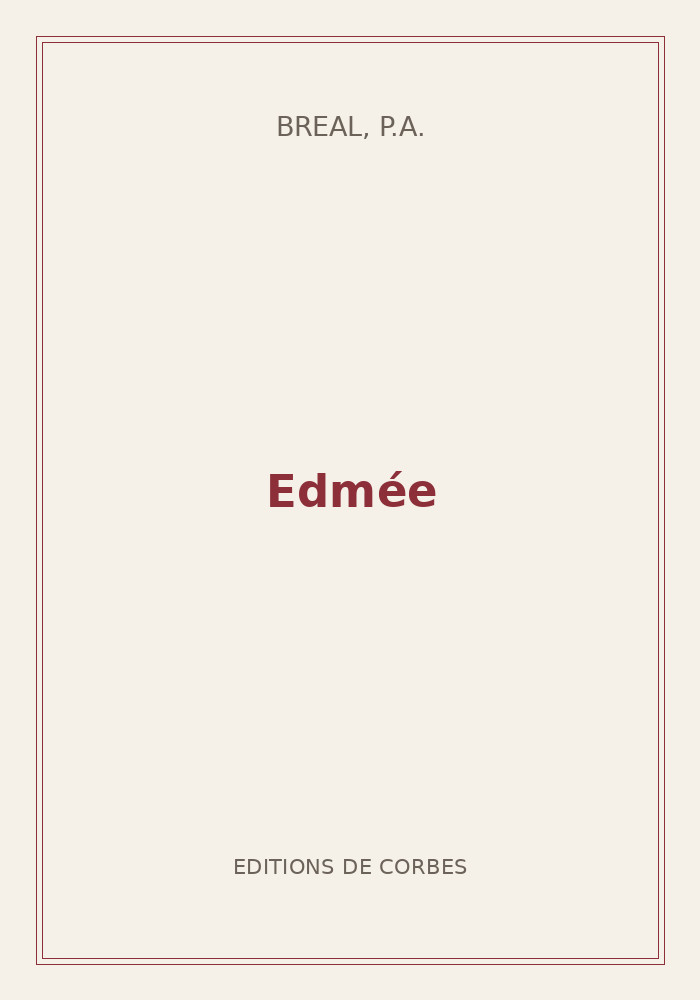 Couverture de « Edmée »