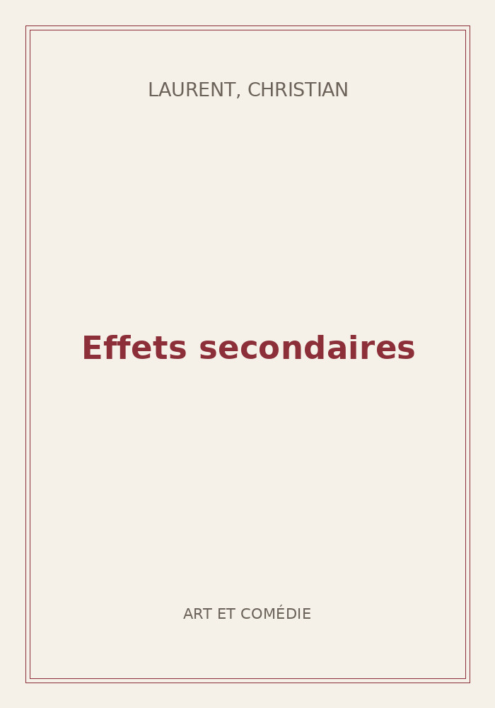 Couverture de « Effets secondaires »