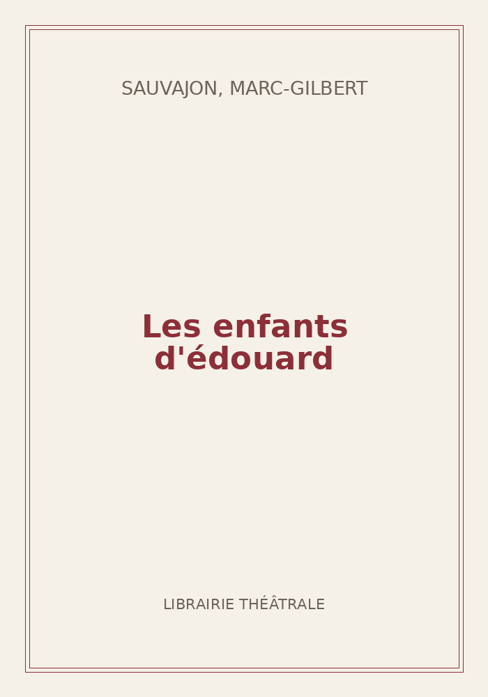 Couverture de « Les enfants d'édouard »