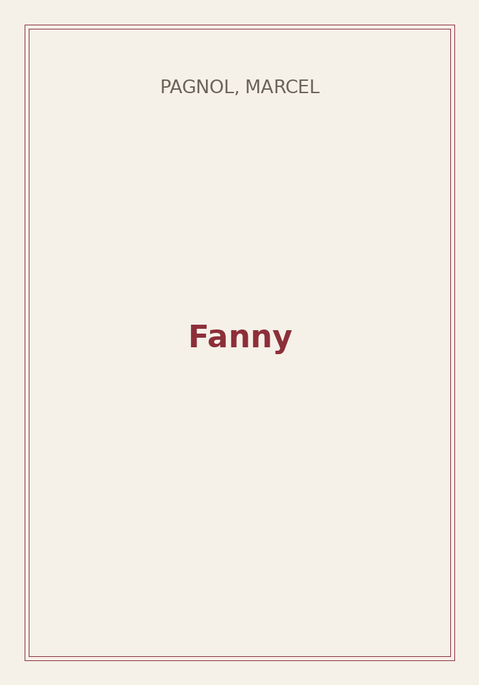 Couverture de « Fanny »