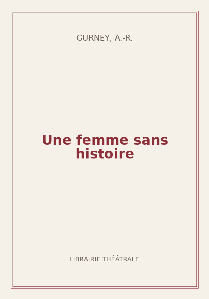 Couverture de « Une femme sans histoire »