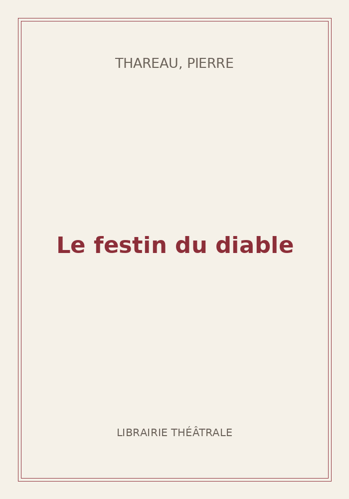 Couverture de « Le festin du diable »