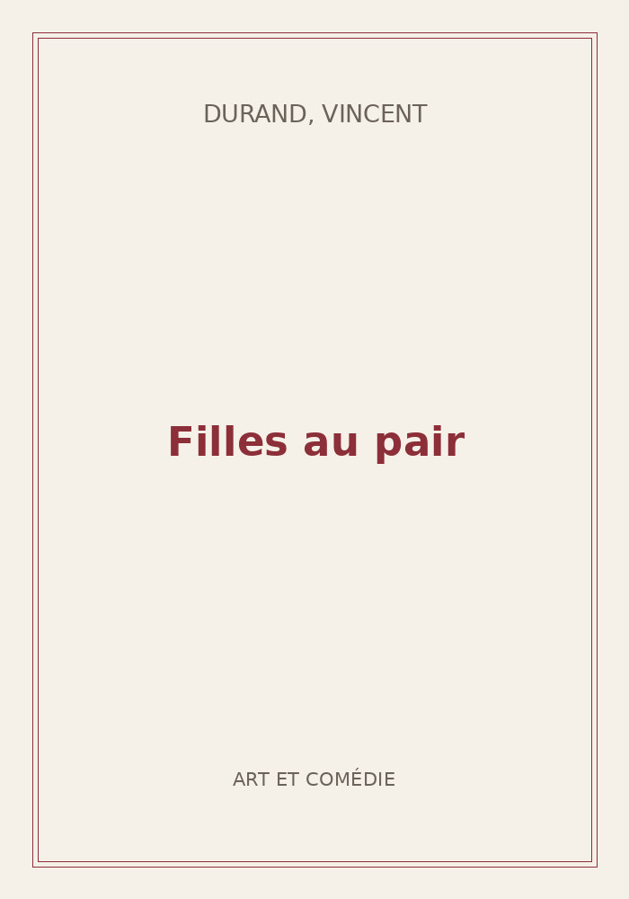 Couverture de « Filles au pair »