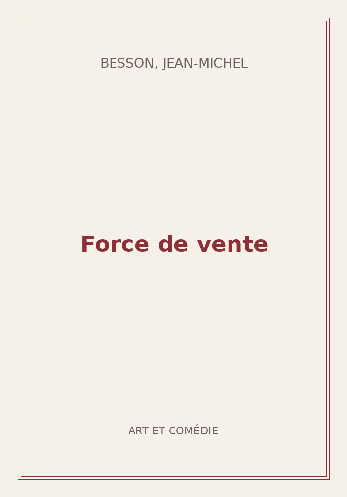 Couverture de « Force de vente »