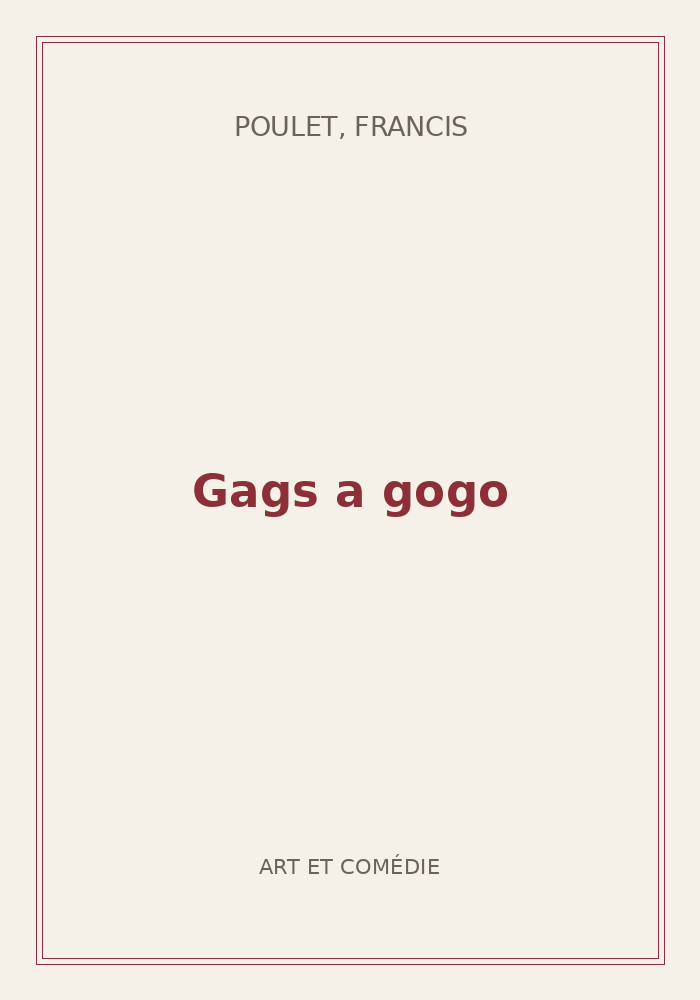 Couverture de « Gags a gogo »