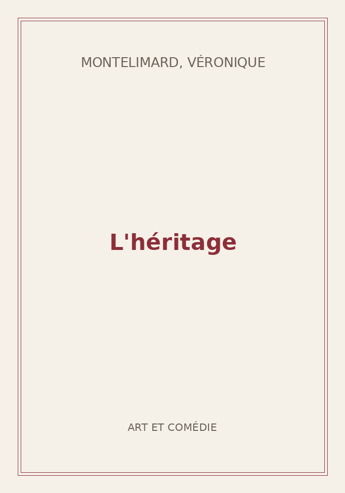 Couverture de « L'héritage »