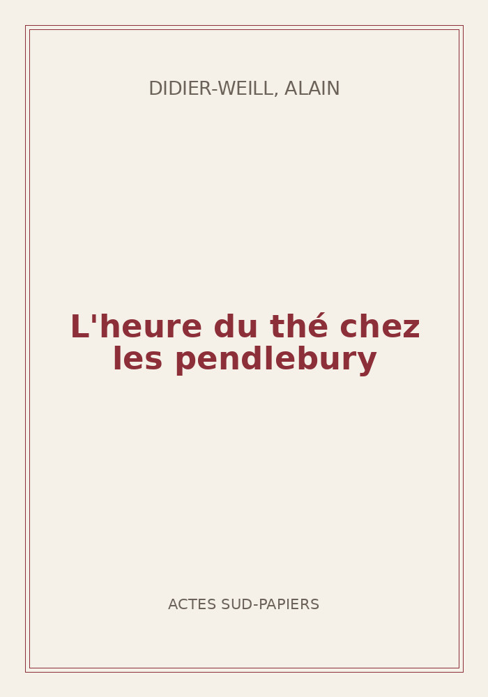 Couverture de « L'heure du thé chez les pendlebury »