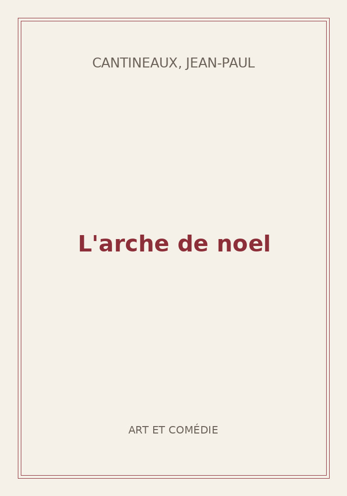 Couverture de « L'arche de noel »
