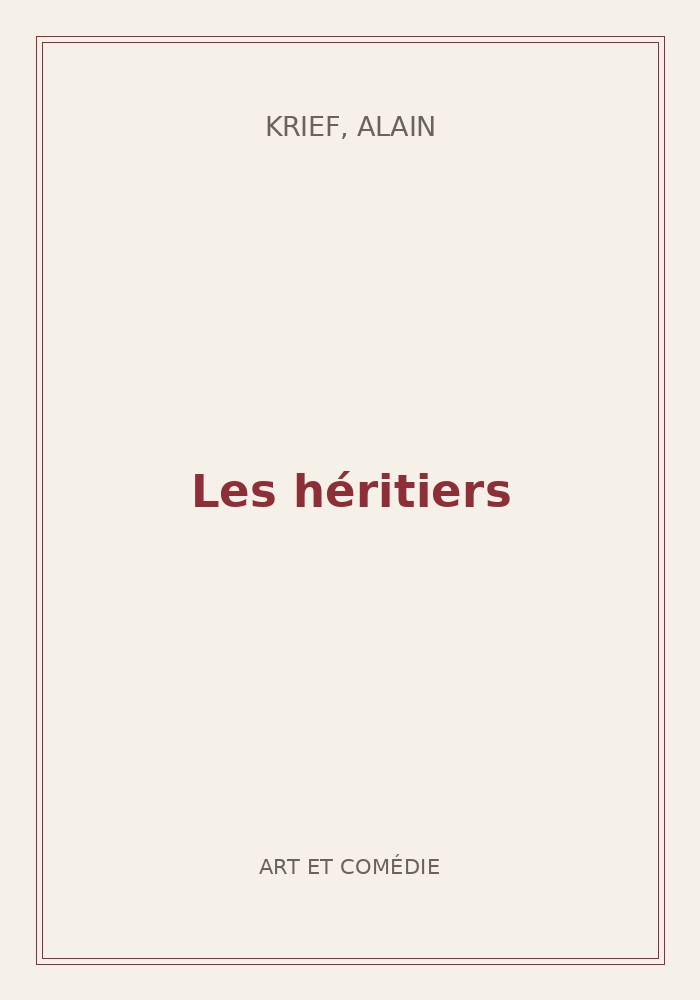 Couverture de « Les héritiers »