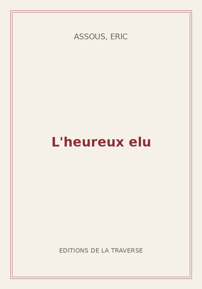 Couverture de « L'heureux elu »