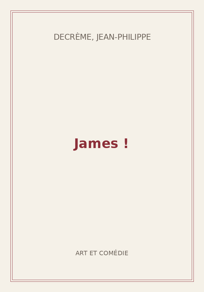 Couverture de « James ! »