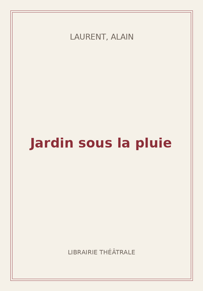 Couverture de « Jardin sous la pluie »