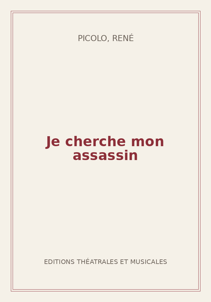 Couverture de « Je cherche mon assassin »