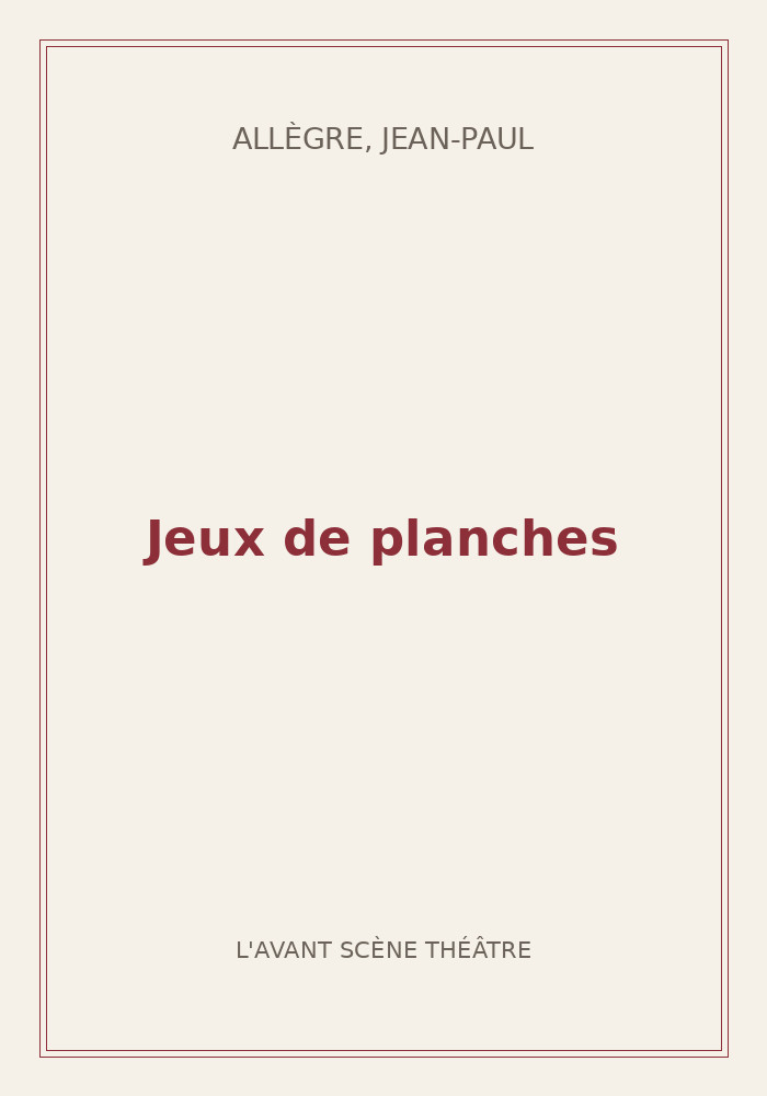 Couverture de « Jeux de planches »