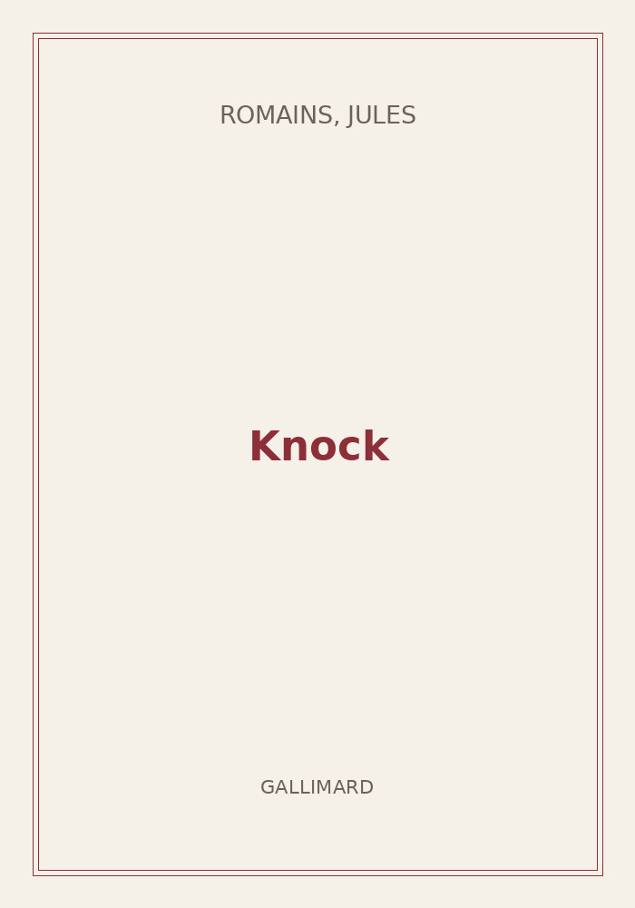 Couverture de « Knock »
