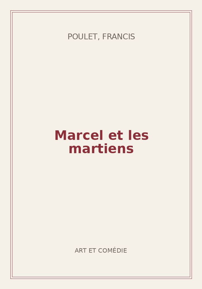 Couverture de « Marcel et les martiens »