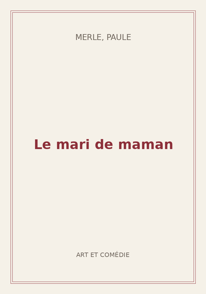 Couverture de « Le mari de maman »