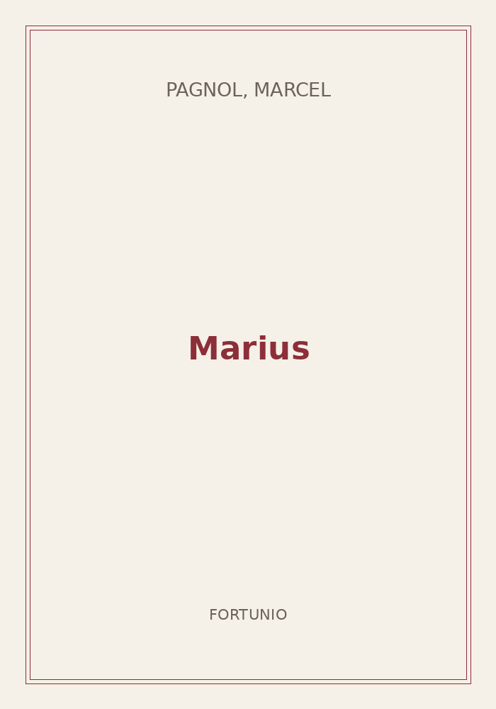 Couverture de « Marius »