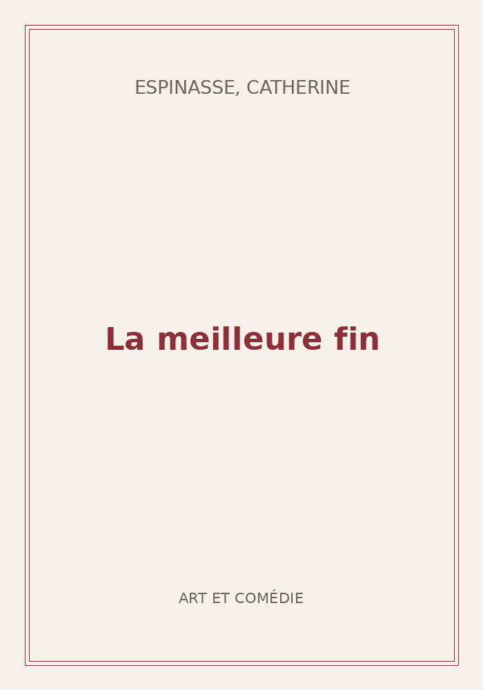 Couverture de « La meilleure fin »