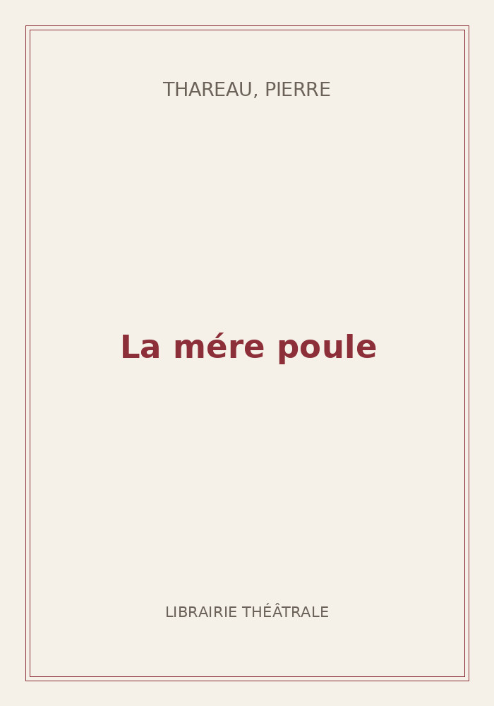 Couverture de « La mére poule »