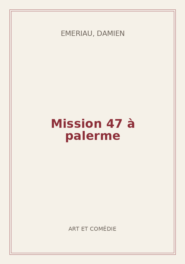 Couverture de « Mission 47 à palerme »