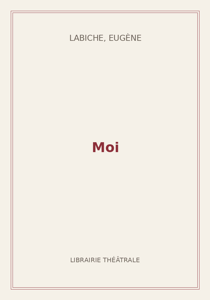 Couverture de « Moi »